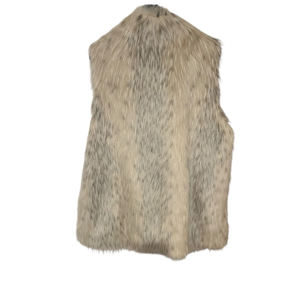 Rachel Zoe Long Faux Fur Boho Luxury Style Vest  Lined Size 2X - Picture 4 of 8